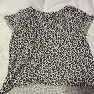 Cheetah print shirt. Gently used